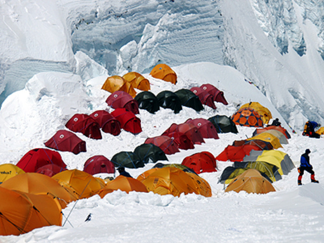 First Climb to Camp One