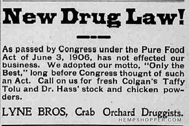 Pure Food and Drug Act