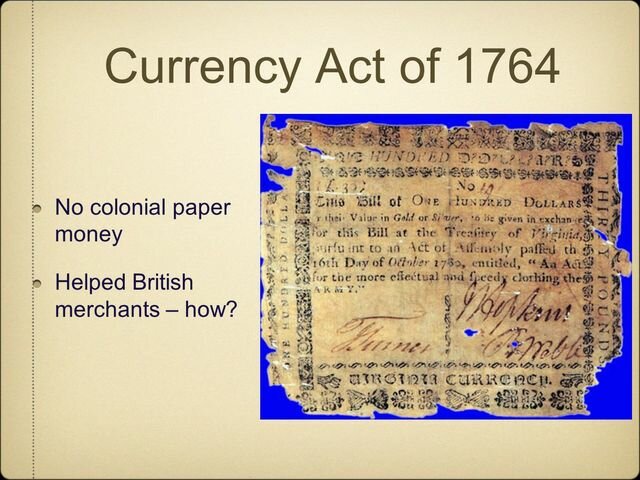 Currency Act of 1764