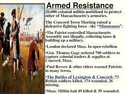 Armed Resistance in Massachusetts