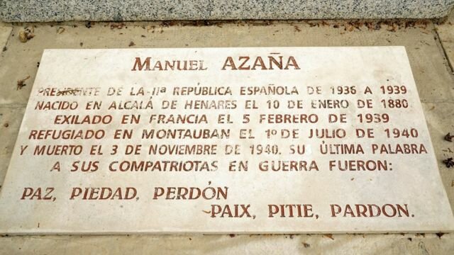 Muere Manuel Azaña en Montauban