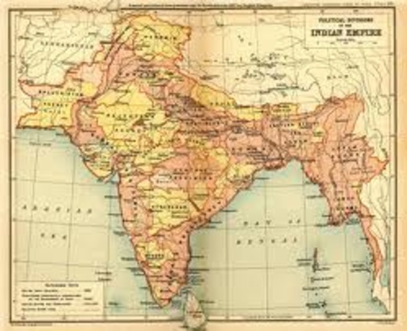 British take control of South Asia