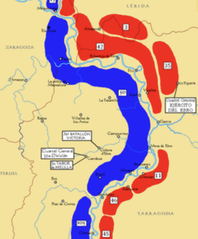 Comienza la batalla del Ebro.