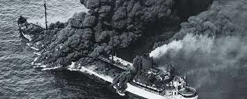 January 13, 1942 - Germans begin a U-boat offensive along east coast of USA.