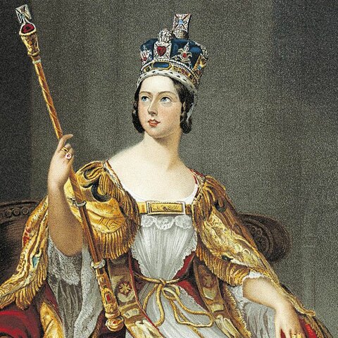 The coronation of Queen Victoria