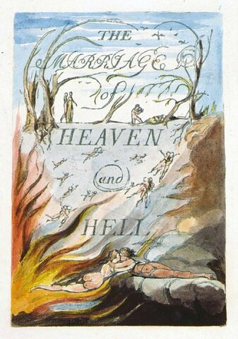 THE PUBLISHED THE MARRIAGE OF HEAVEN AND HELL BLAKE