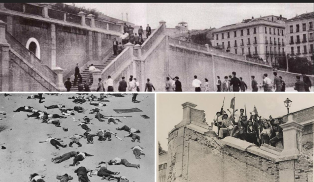 Ataque contra el Cuartel de la Montaña. En accidente de aviación muere en general Sanjurjo. Comienzan a perfilarse ambas zonas y se organizan columnas.