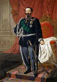 Vittorio Emanuele II al trono