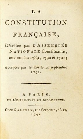 La Costituzione del 1799 (la Quarta)