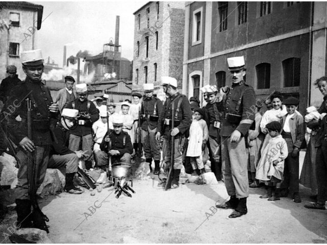 Huelga minera en Bilbao