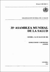 35 Asamblea mundial de la salud