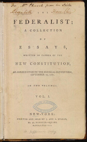 The Federalists Implement the Constitution