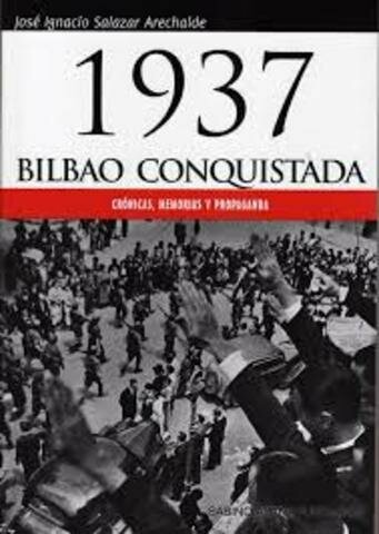 Los franquistas conquistan Bilbao y el resto de los territorios vascos que no se hallaban bajo su control.