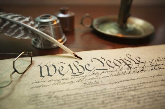 US constitution signed