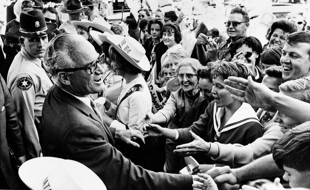 Barry Goldwater vs. LBJ Presidential Race