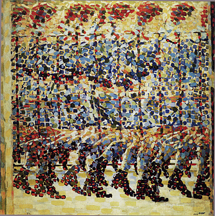 Nena corrent al balcó (Balla)