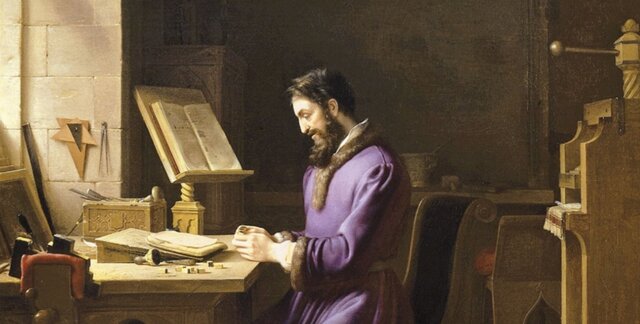 Invenció de la imprenta de tipus mòbils/Calixt III, Papa