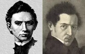 Nicolai Ivanovich Lobachevsky & János Bolyai  (Al rededor de 1830 d.C.)