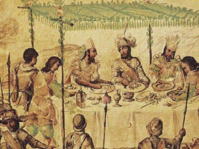 El banquete de Moctezuma