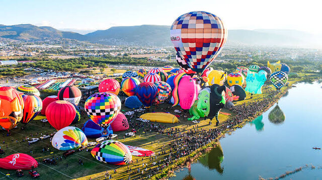 Festival internacional del globo en León