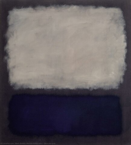 Blau i gris (Mark Rothko)