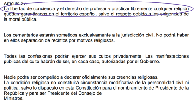 ARTÍCULOS 26 y 27