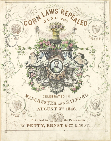 Corn laws repealed