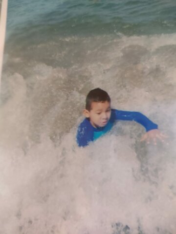 El meu primer dia de vacances amb la meva mare.