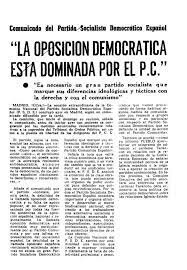 Oposición a la democracia y al comunismo
