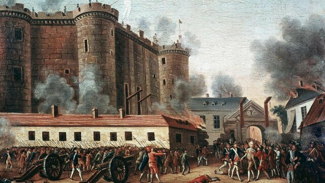 Bastille ostroma (francia forradalom kitörése)