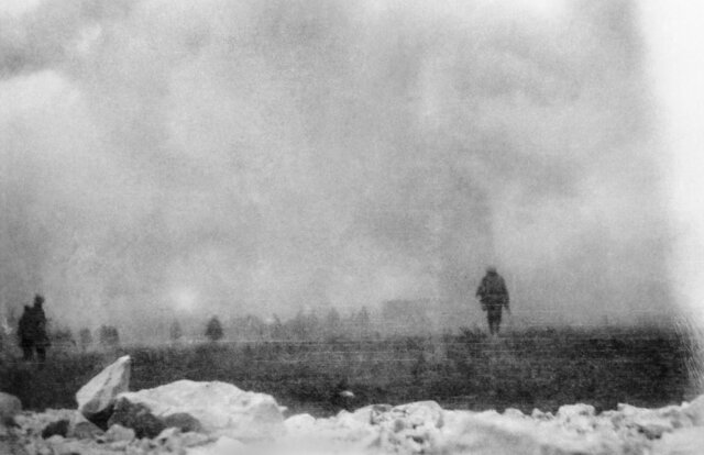 El Ejercito alemán ataca con gas letal a las tropas francesas