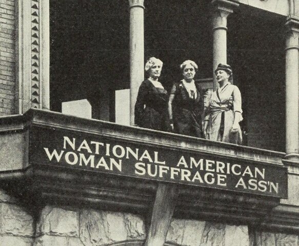 National American Woman Suffrage Association created