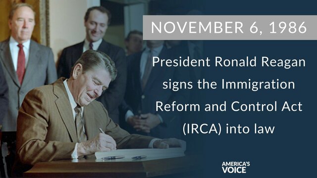1986: Ley de Control y Reforma de la Inmigración (IRCA) -