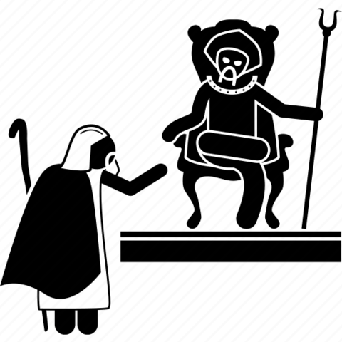 Moisés ante el Faraón