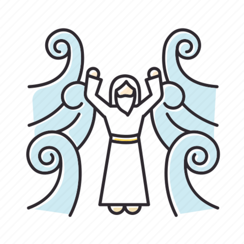 El pueblo cruza el mar Rojo y cantico de Moisés