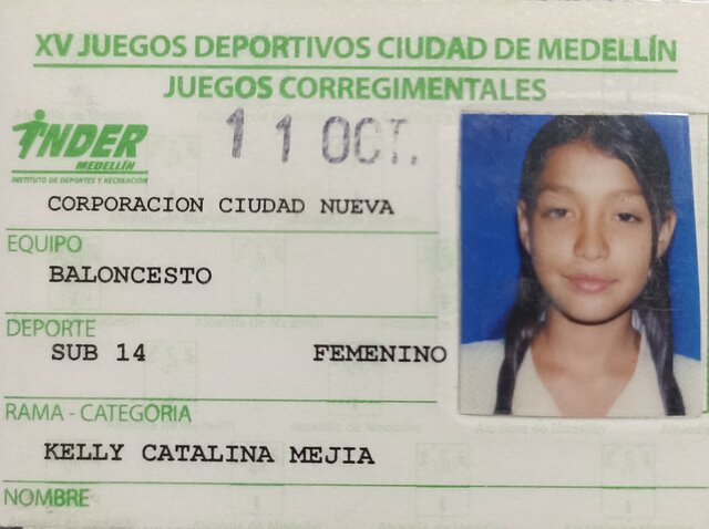 Carnet del INDER "Inteligencia corporal-kinestésica"
