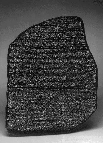 Rosetta Stone found in Egypt