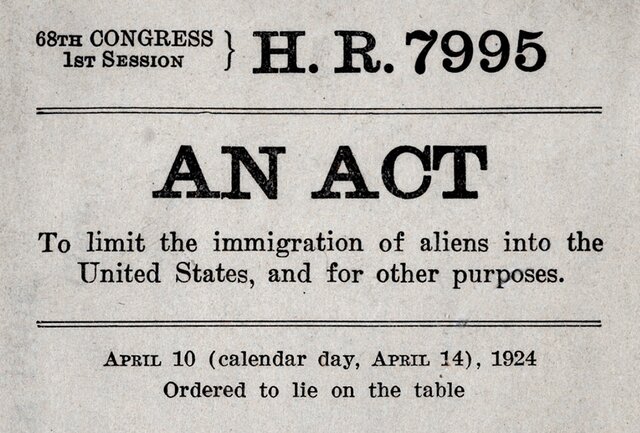Immigration Act of 1924