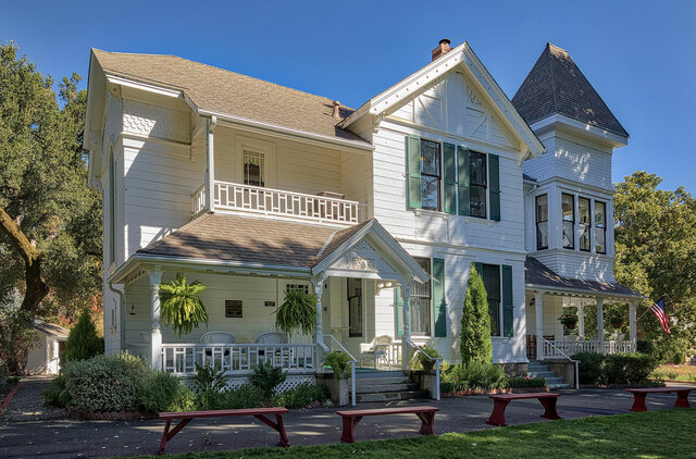 Caída de Elena White en su casa