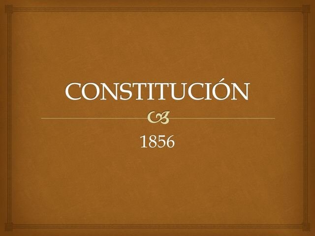 CONSTITUCIÓN 1856