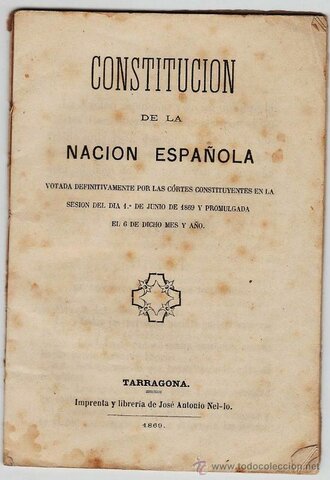 CONSTITUCIÓN 1869