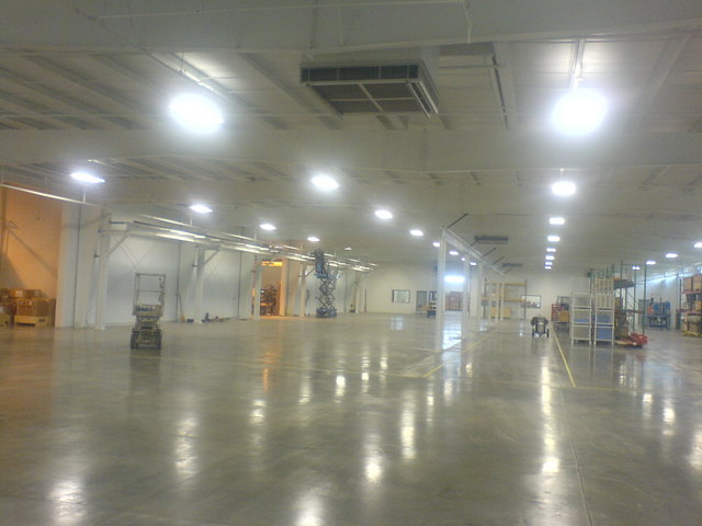 Steel beams installed