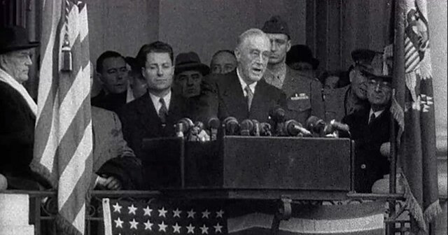 Inauguration of Franklin D Roosevelt