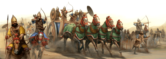 En las conquistas mesopotánicas