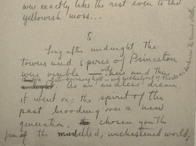 Writing of The Great Gatsby