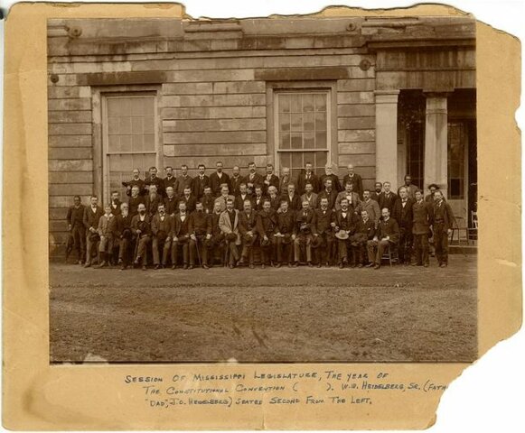 Mississippi becomes the first state to incorporate requiring a literacy test as a qualification for voting