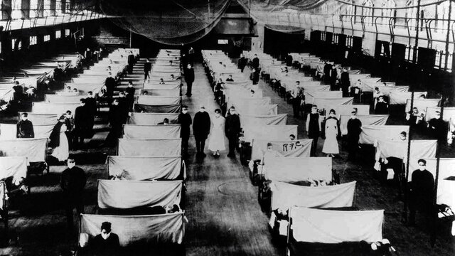 Beginning of the Spanish Flu Pandemic