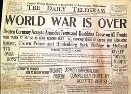World War 1 Ends