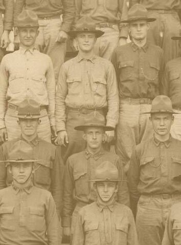 Fitzgerald joined the Army (1917)