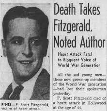 F. Scott Fitzgerald Dies (1940)